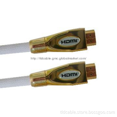 factory sealed HDMI Cable Metal Cable with Nylon net